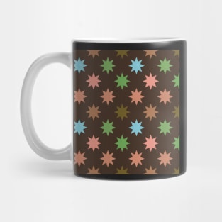 Stars on Brown Mug